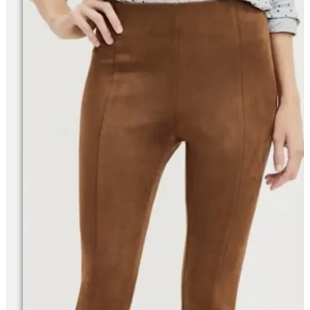 NWT Loft Faux suede leggings